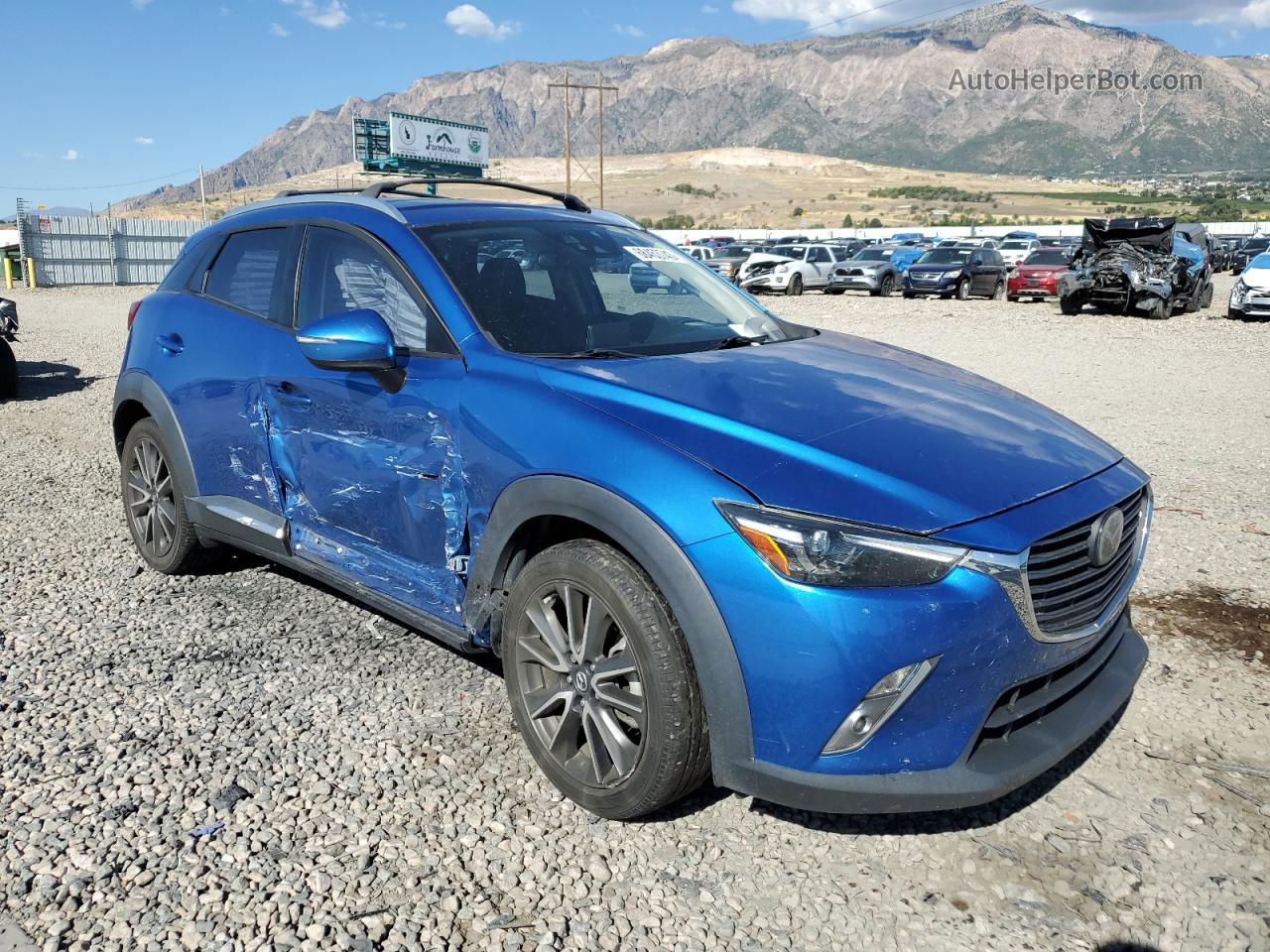 2016 Mazda Cx-3 Grand Touring Blue vin: JM1DKBD72G0114929