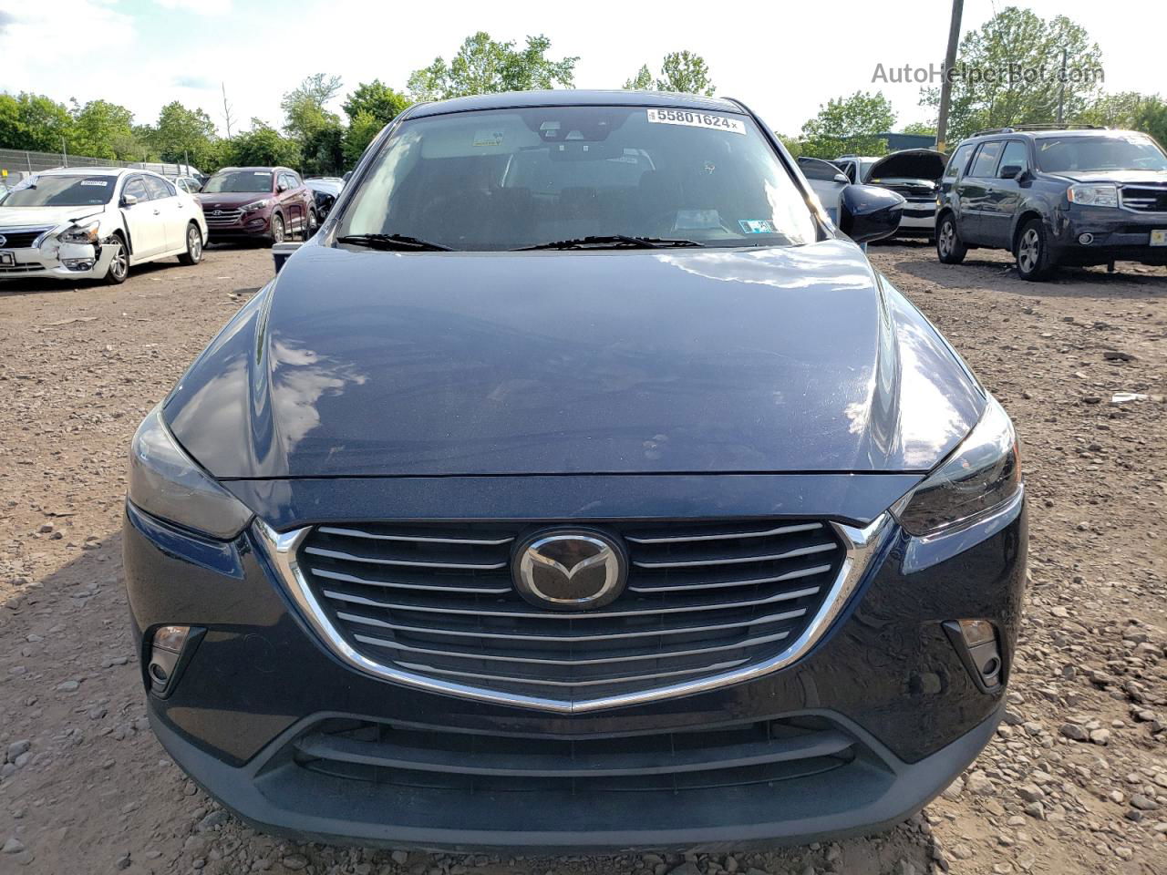 2016 Mazda Cx-3 Grand Touring Blue vin: JM1DKBD73G0126412