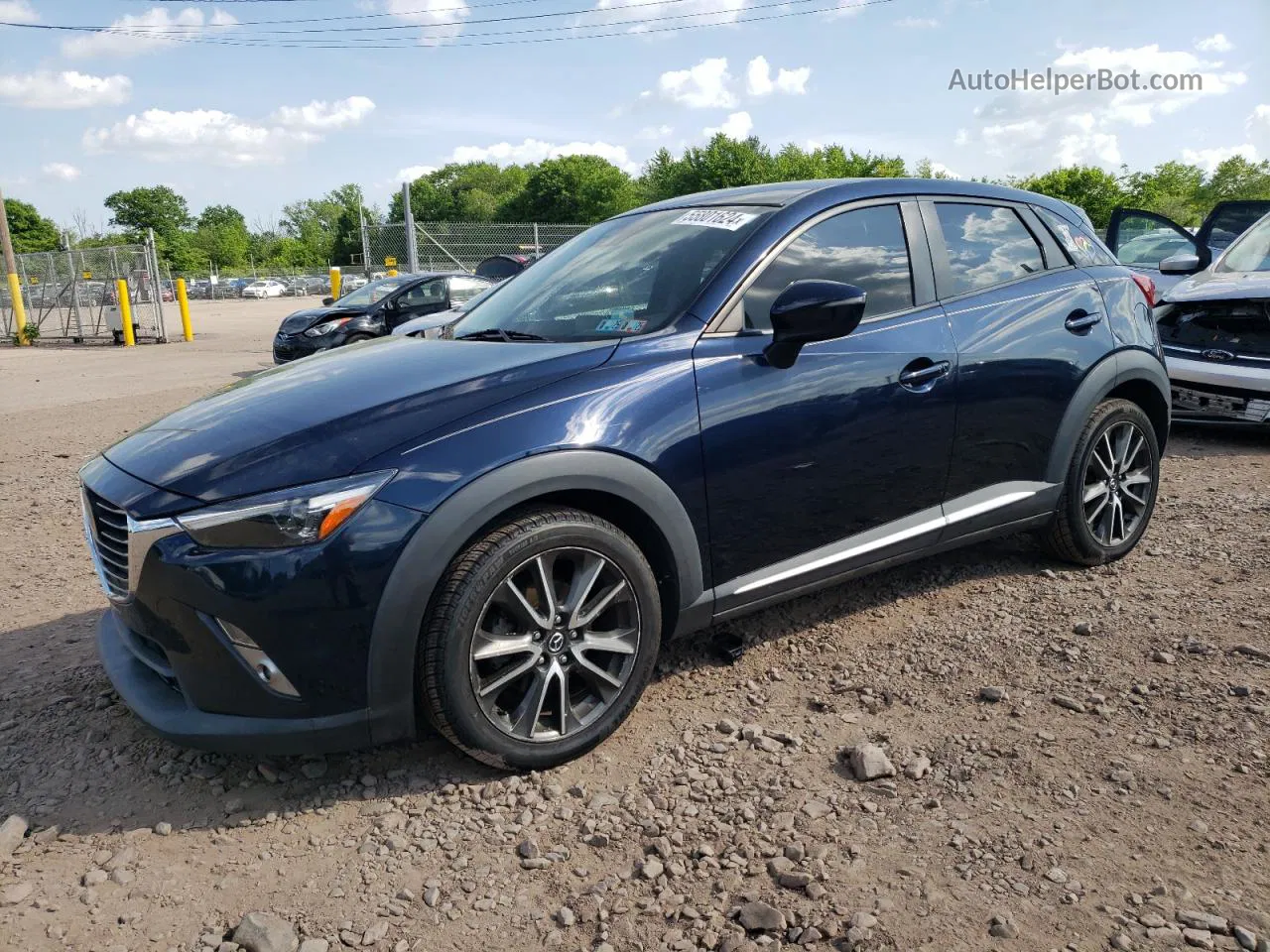 2016 Mazda Cx-3 Grand Touring Blue vin: JM1DKBD73G0126412