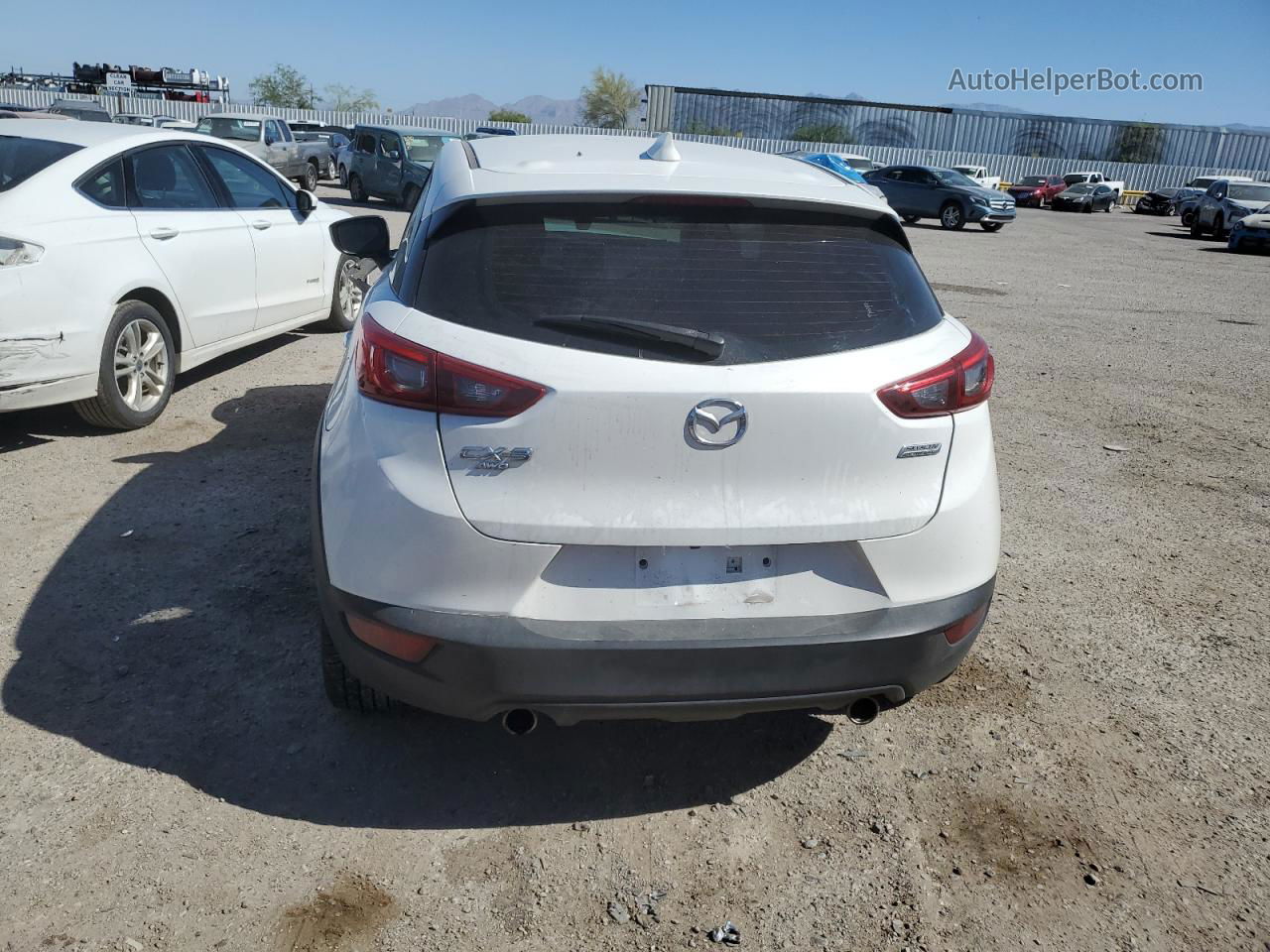 2016 Mazda Cx-3 Grand Touring White vin: JM1DKBD75G0113161