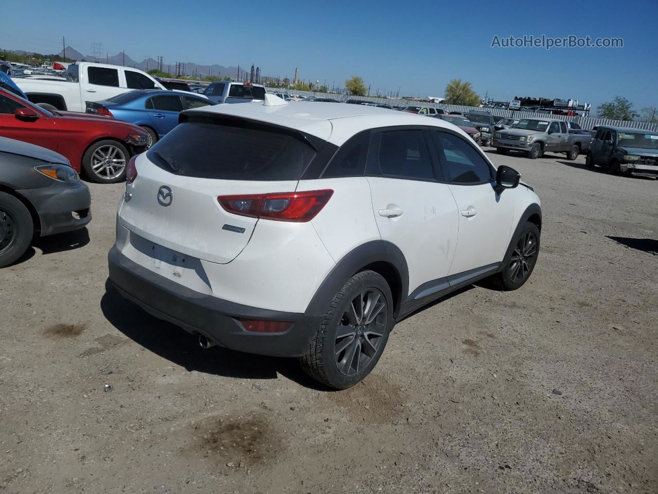 2016 Mazda Cx-3 Grand Touring White vin: JM1DKBD75G0113161