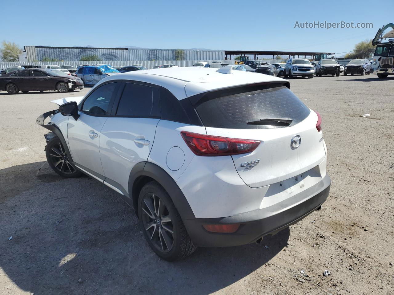 2016 Mazda Cx-3 Grand Touring White vin: JM1DKBD75G0113161