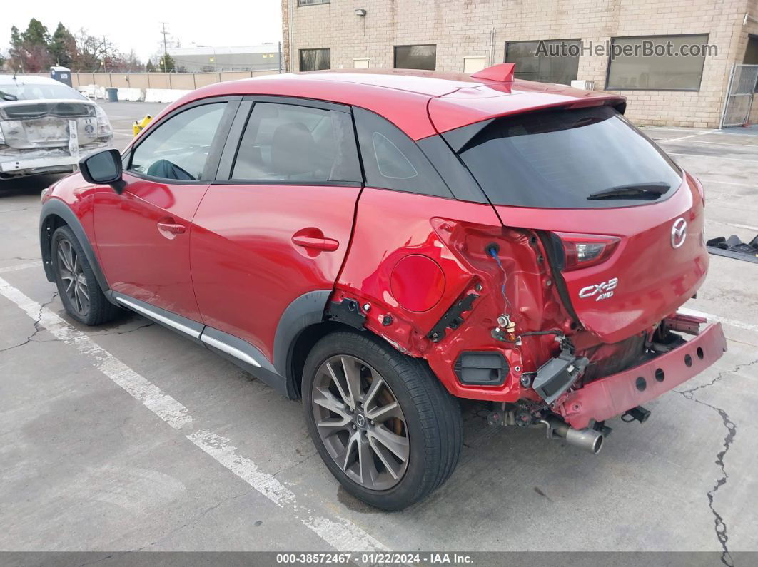 2016 Mazda Cx-3 Grand Touring Red vin: JM1DKBD76G0111547