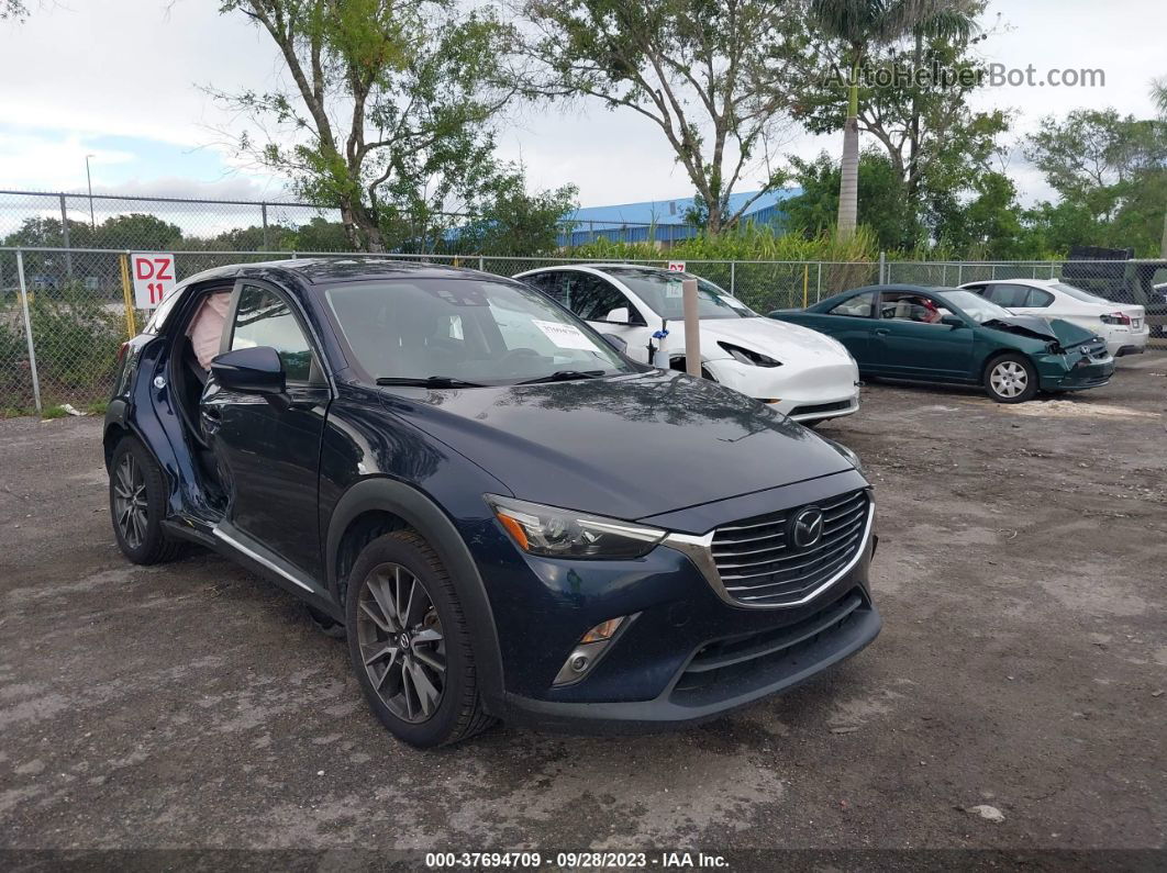 2016 Mazda Cx-3 Grand Touring Dark Blue vin: JM1DKBD79G0107606