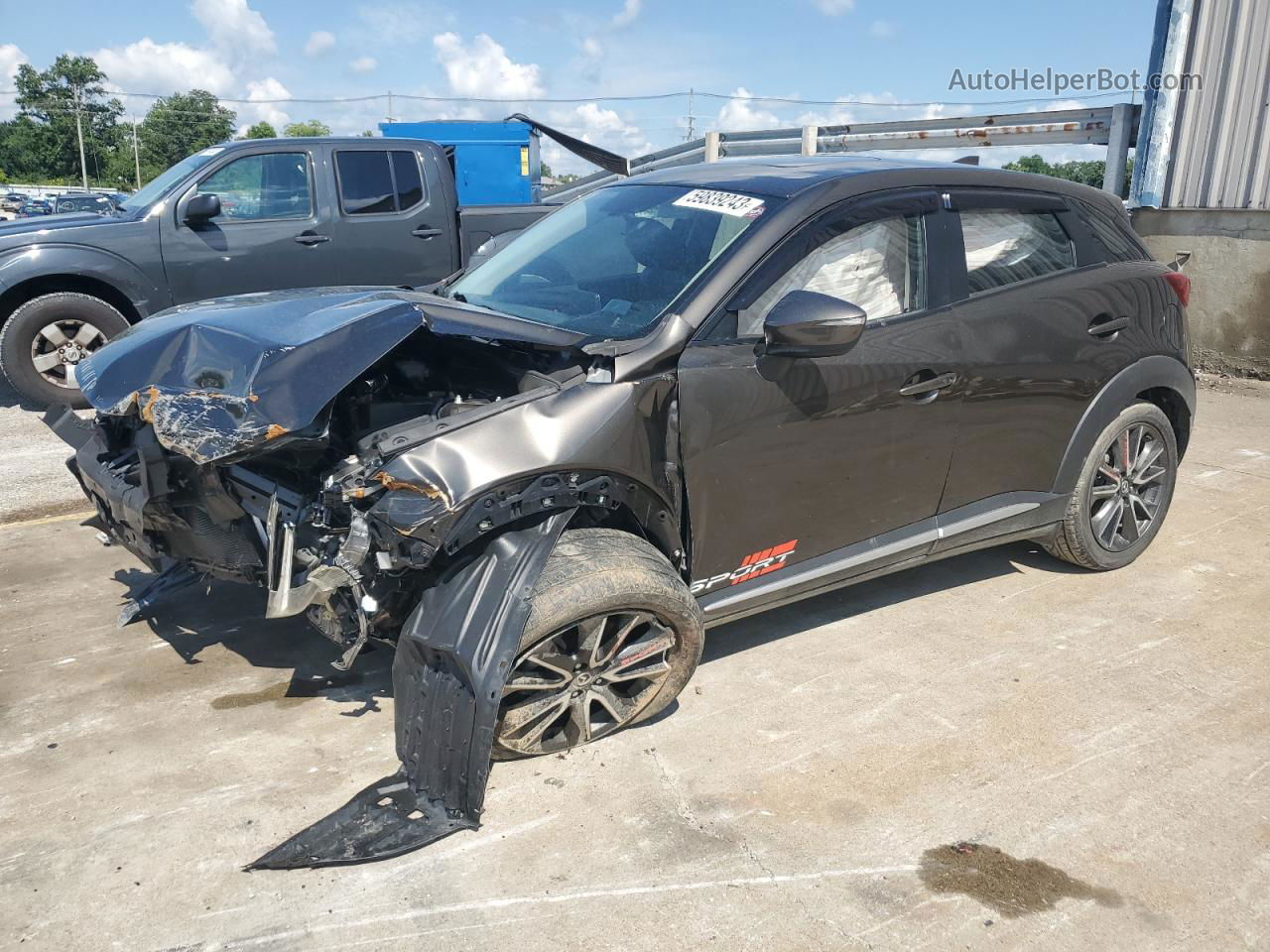 2016 Mazda Cx-3 Grand Touring Серый vin: JM1DKBD7XG0107050