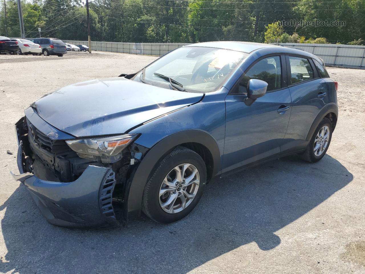 2018 Mazda Cx-3 Sport Blue vin: JM1DKDB70J0328680