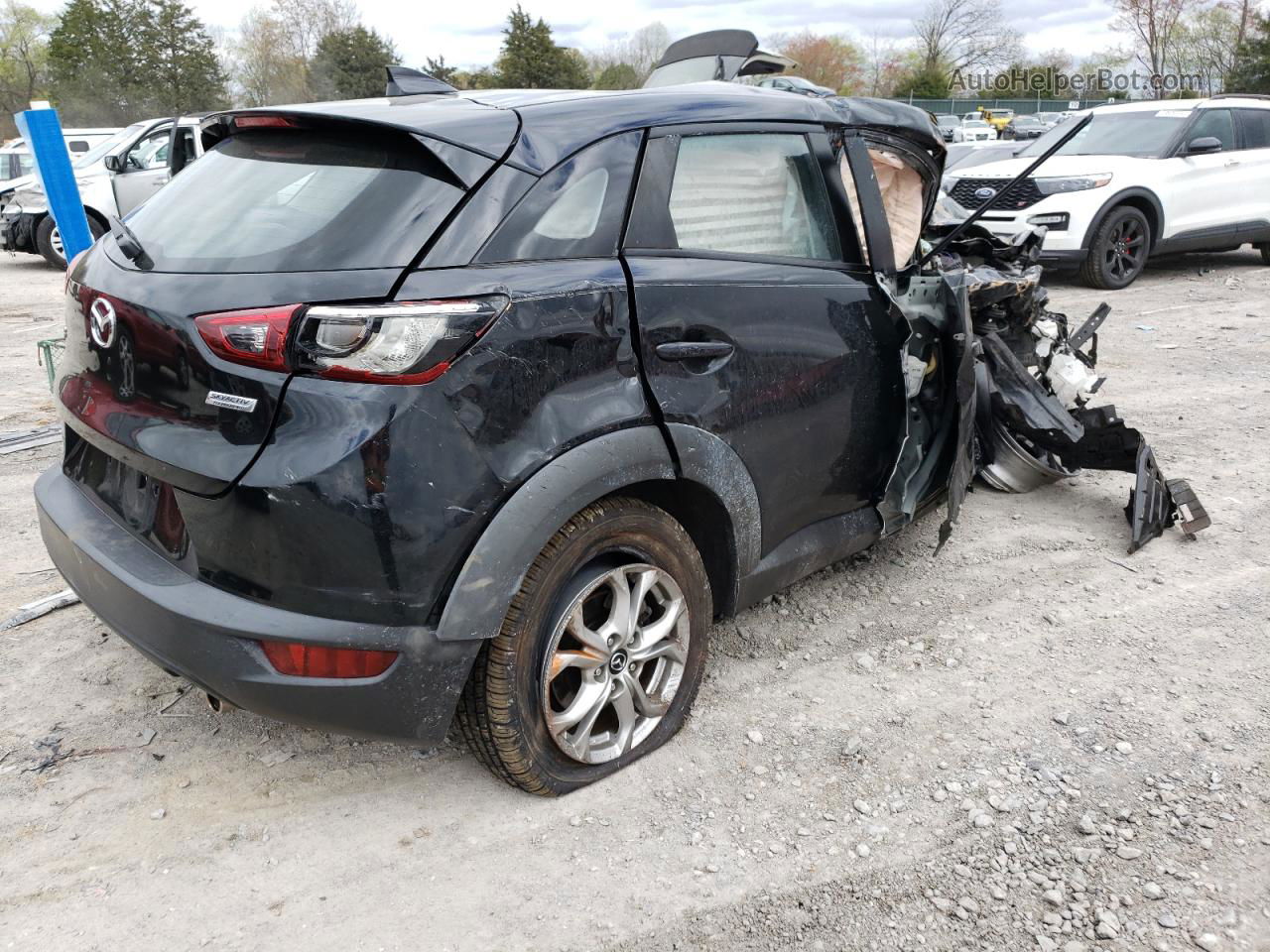 2018 Mazda Cx-3 Sport Black vin: JM1DKDB70J1309816