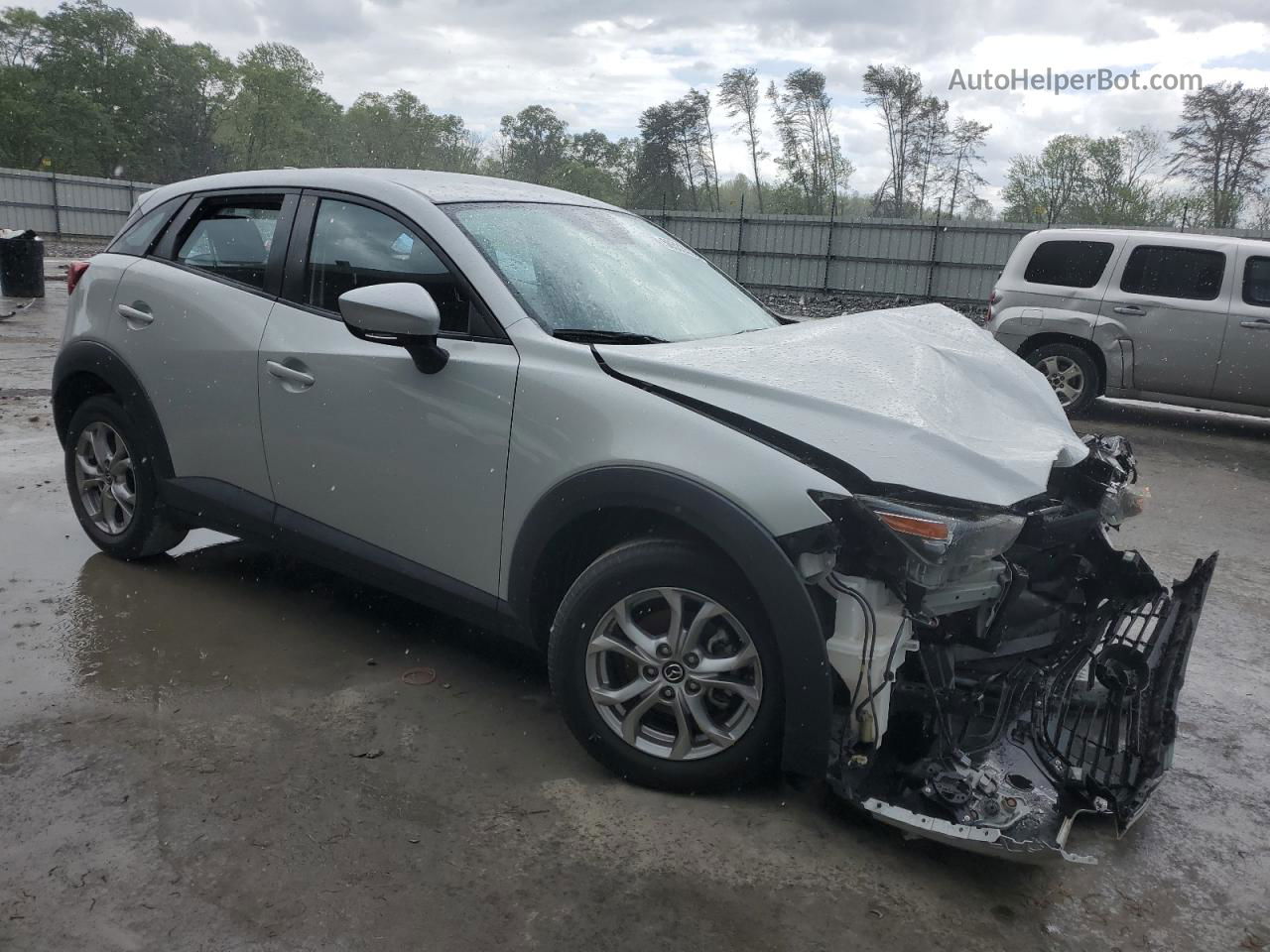 2018 Mazda Cx-3 Sport Серый vin: JM1DKDB70J1323960