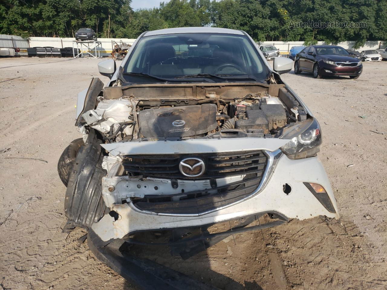 2018 Mazda Cx-3 Sport White vin: JM1DKDB73J0321657