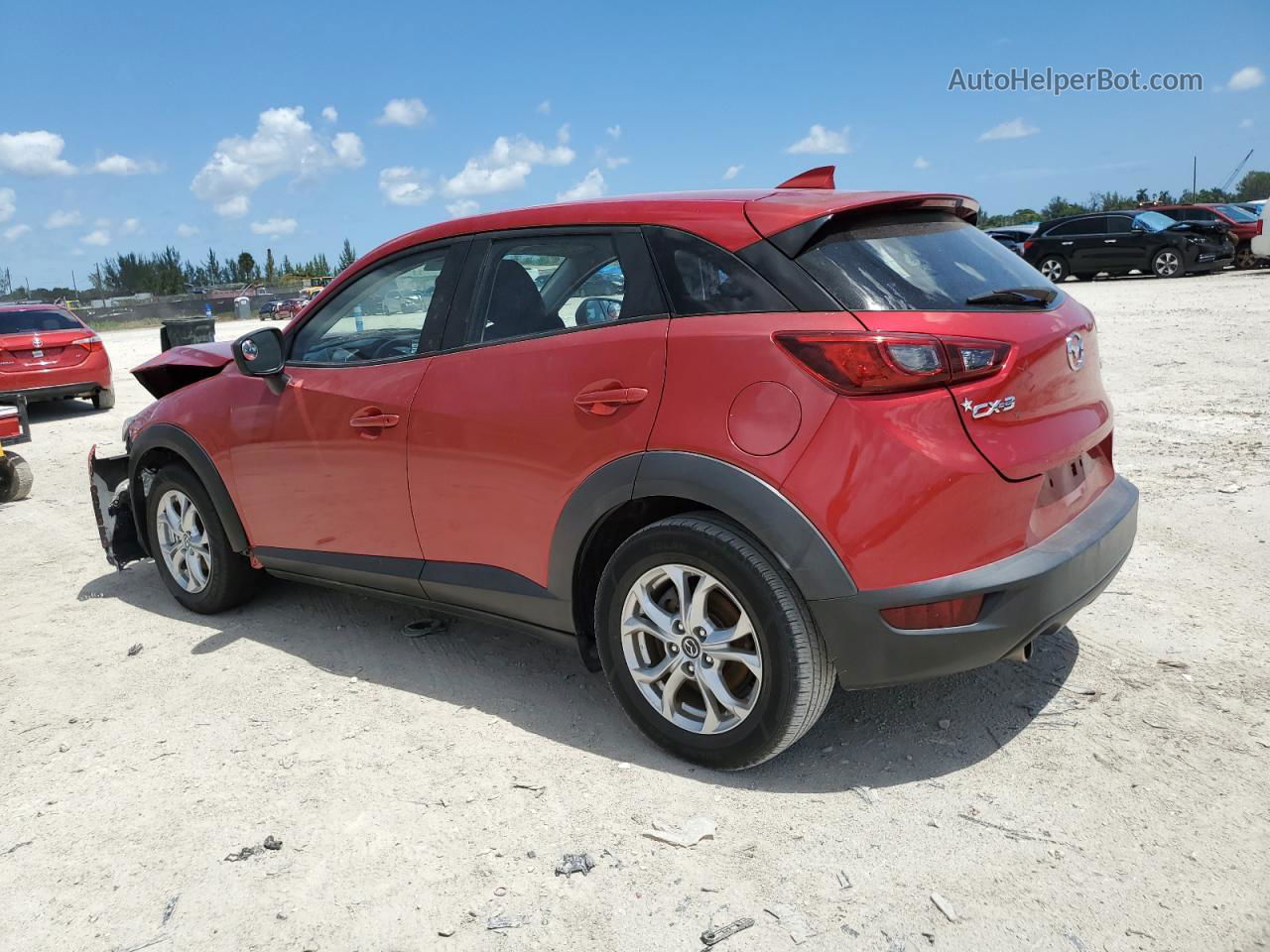 2016 Mazda Cx-3 Sport Red vin: JM1DKDB75G0129391