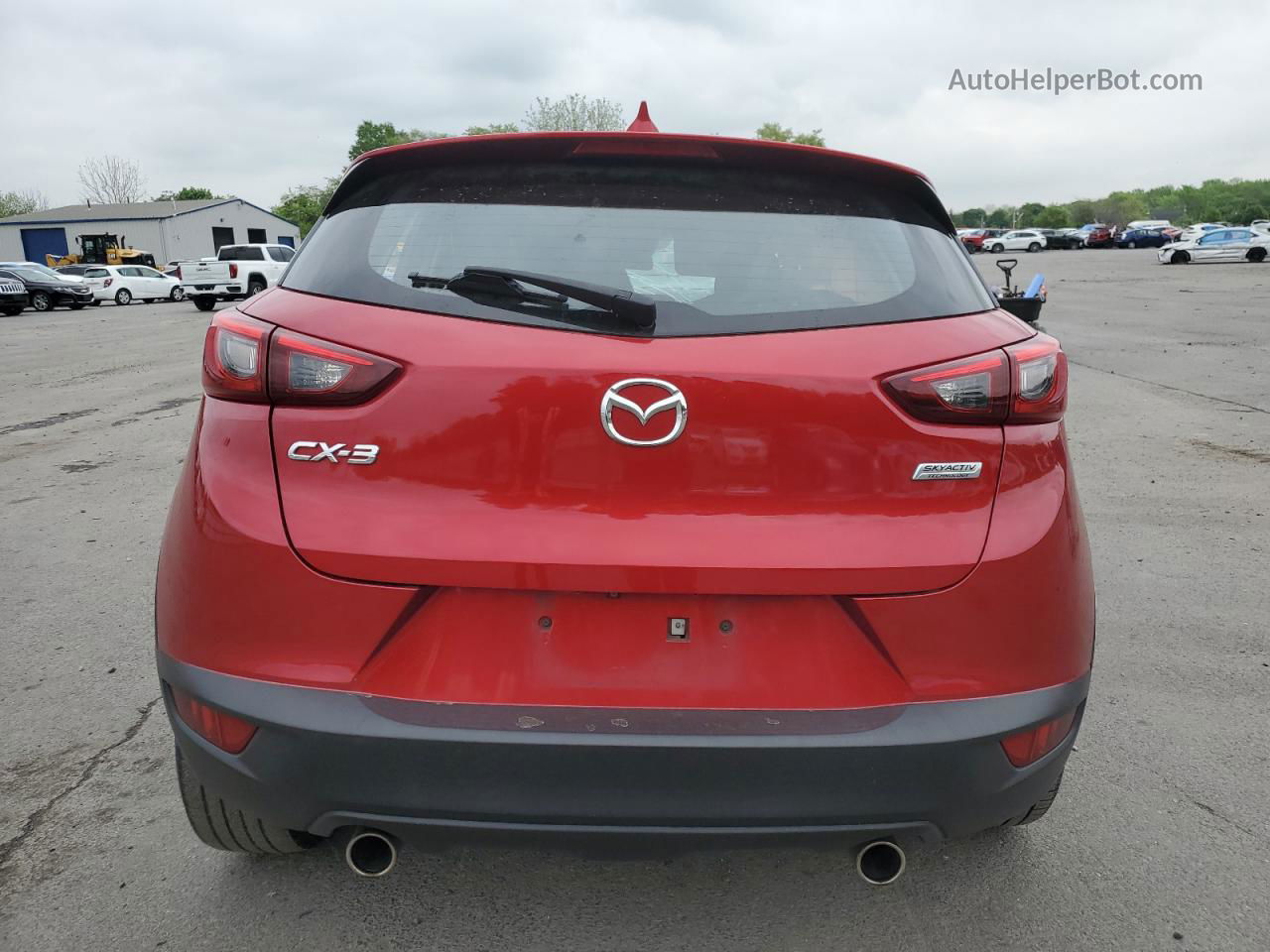 2018 Mazda Cx-3 Sport Red vin: JM1DKDB75J0327380