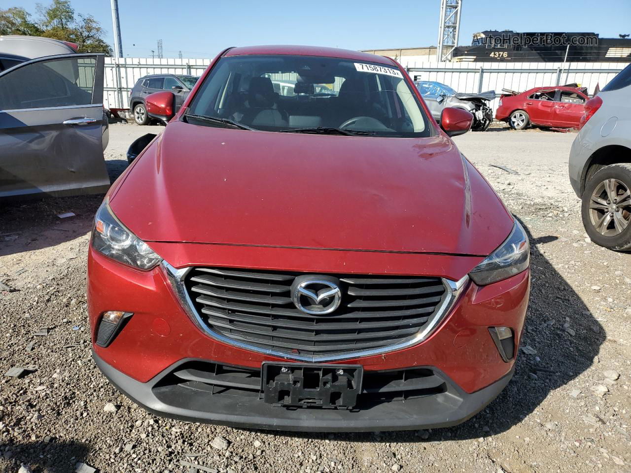 2018 Mazda Cx-3 Sport Red vin: JM1DKDB75J1303364