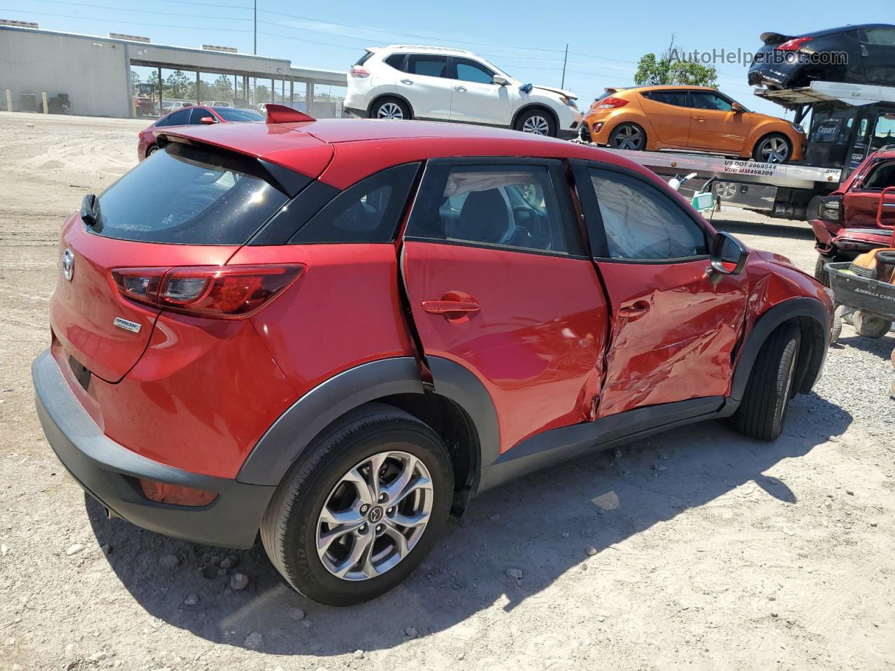 2018 Mazda Cx-3 Sport Red vin: JM1DKDB76J1323137