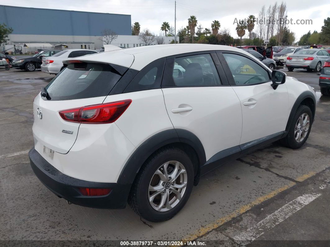 2018 Mazda Cx-3 Sport White vin: JM1DKDB77J0315747