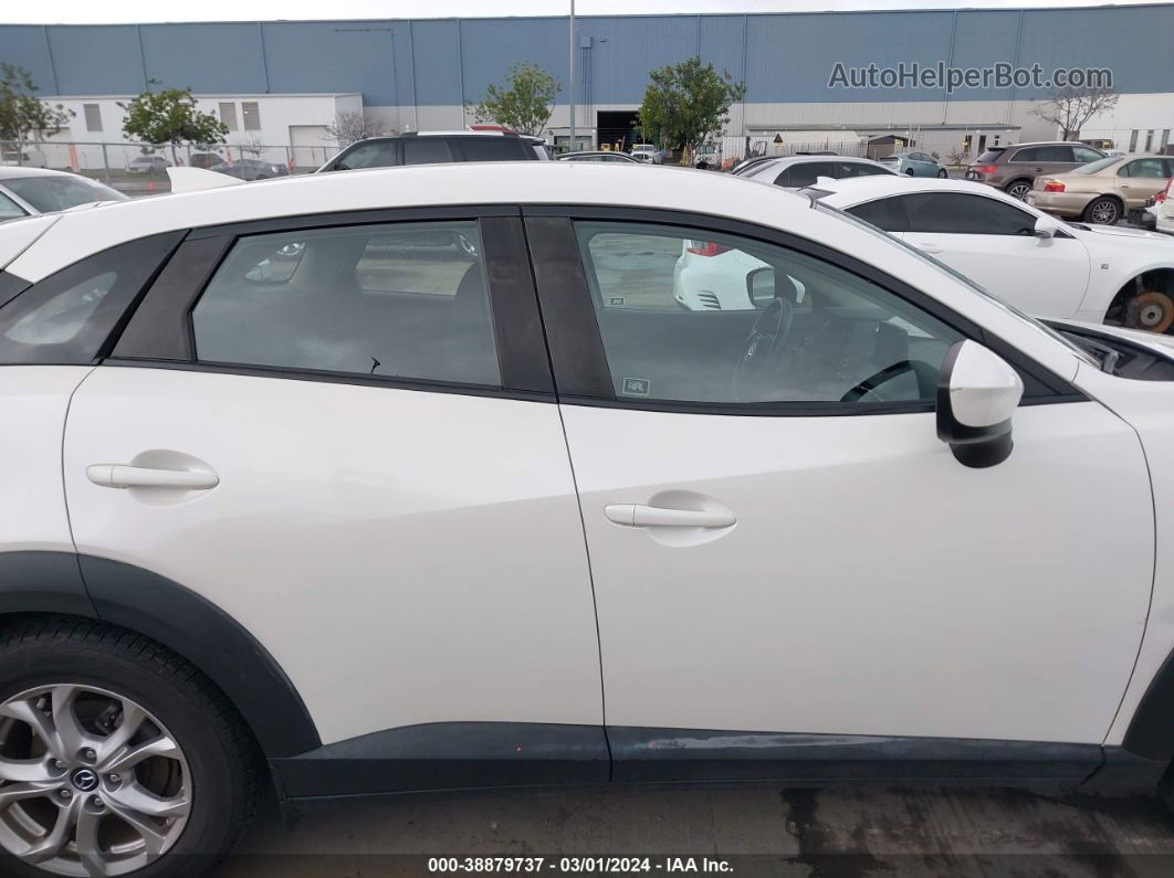 2018 Mazda Cx-3 Sport White vin: JM1DKDB77J0315747