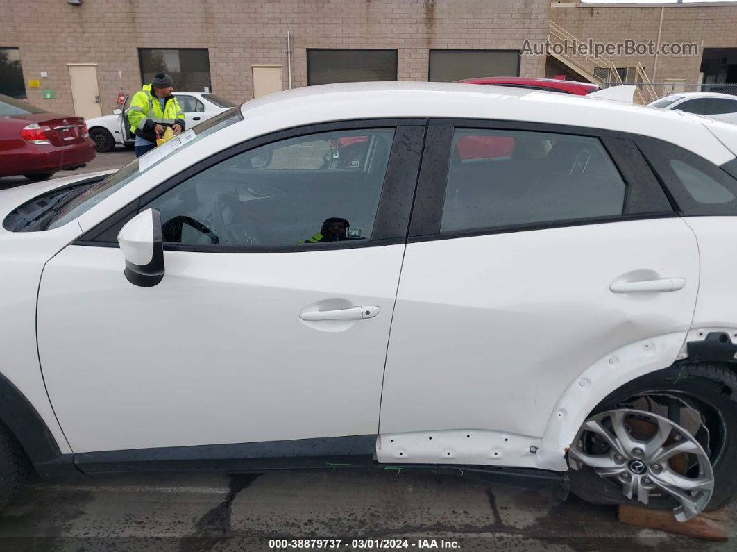 2018 Mazda Cx-3 Sport White vin: JM1DKDB77J0315747