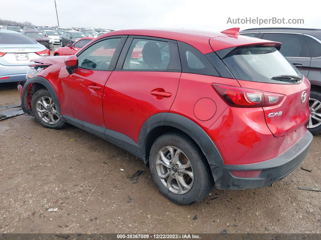 2018 Mazda Cx-3 Sport Red vin: JM1DKDB77J0318731