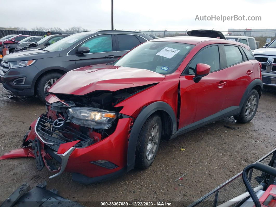 2018 Mazda Cx-3 Sport Red vin: JM1DKDB77J0318731