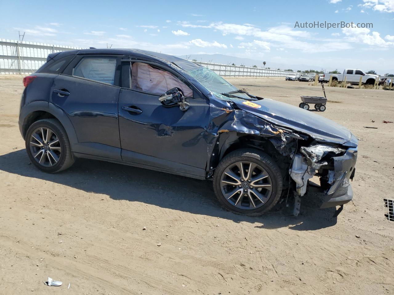 2017 Mazda Cx-3 Touring Blue vin: JM1DKDC70H0161309