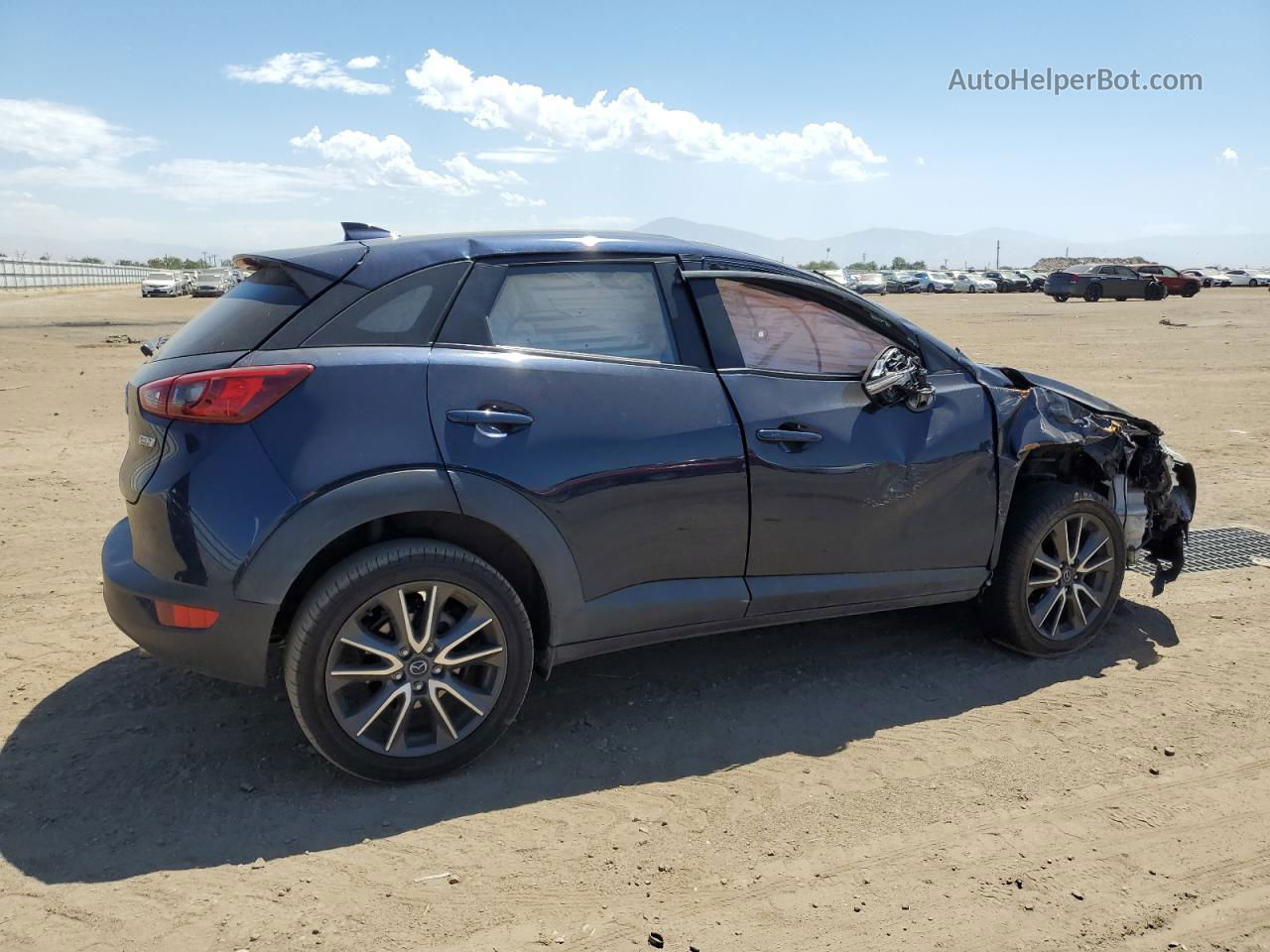 2017 Mazda Cx-3 Touring Blue vin: JM1DKDC70H0161309