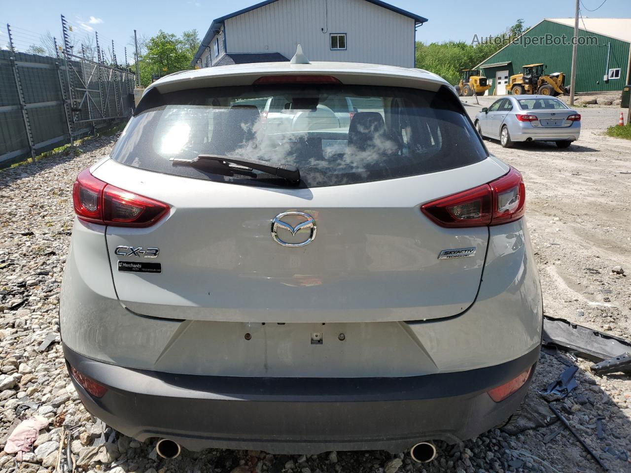 2018 Mazda Cx-3 Touring White vin: JM1DKDC70J0330170