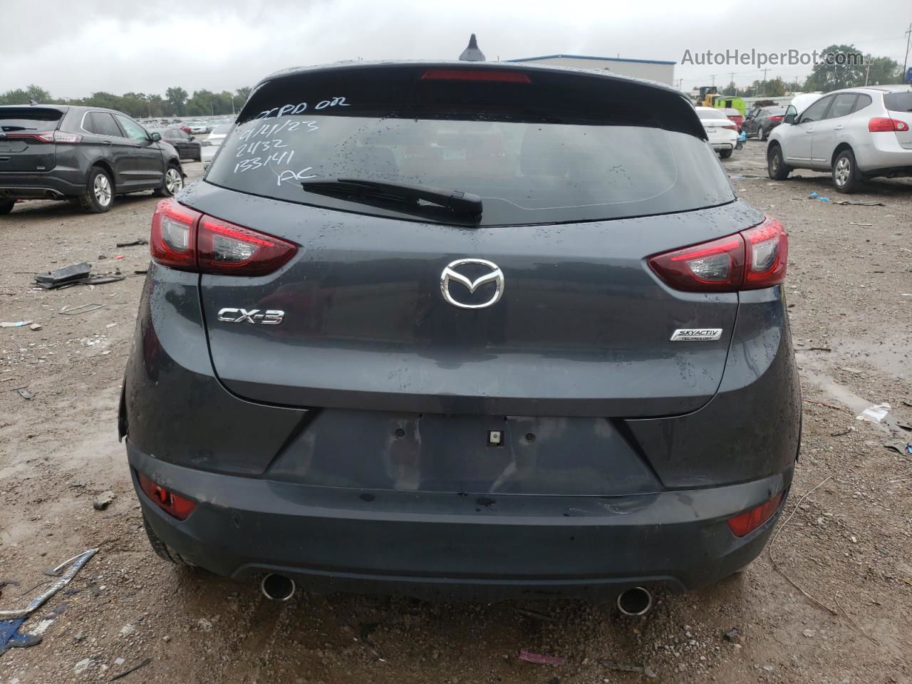 2016 Mazda Cx-3 Touring Gray vin: JM1DKDC74G0133141