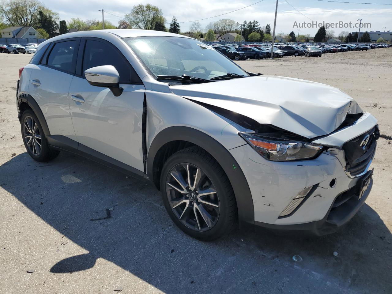 2018 Mazda Cx-3 Touring White vin: JM1DKDC77J0329355