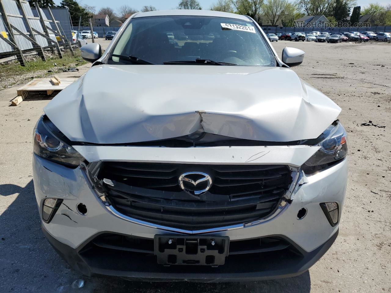 2018 Mazda Cx-3 Touring White vin: JM1DKDC77J0329355