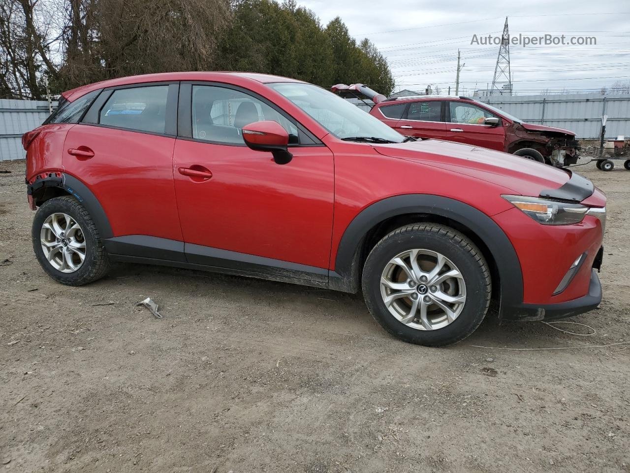 2017 Mazda Cx-3 Touring Красный vin: JM1DKDC78H0141227