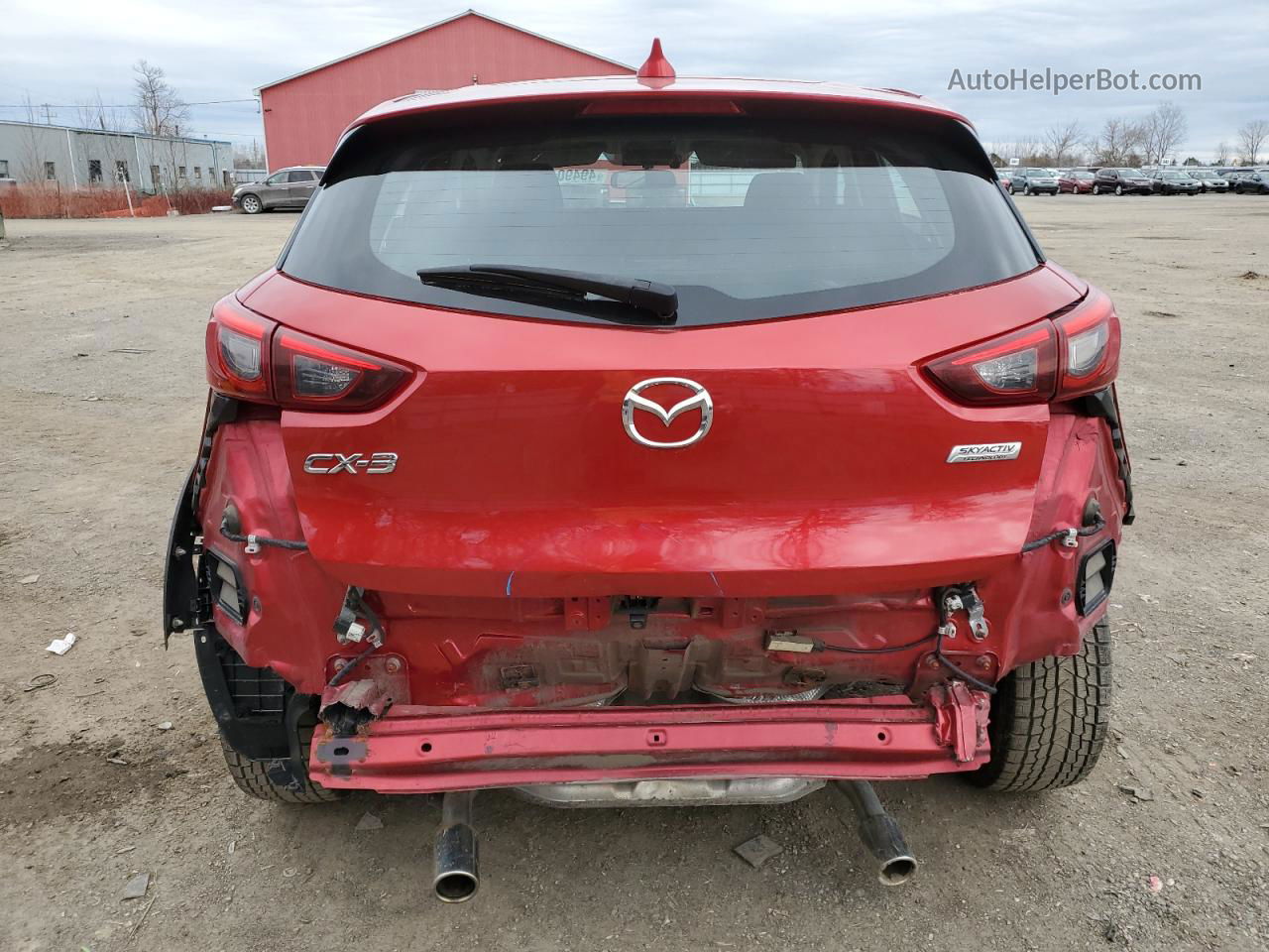 2017 Mazda Cx-3 Touring Red vin: JM1DKDC78H0141227