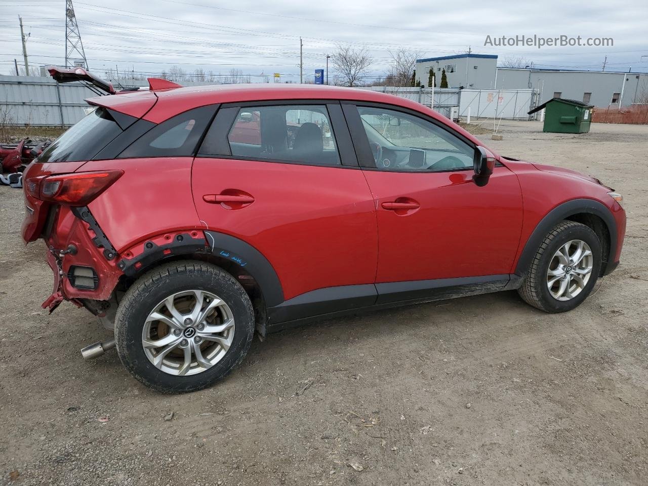 2017 Mazda Cx-3 Touring Красный vin: JM1DKDC78H0141227