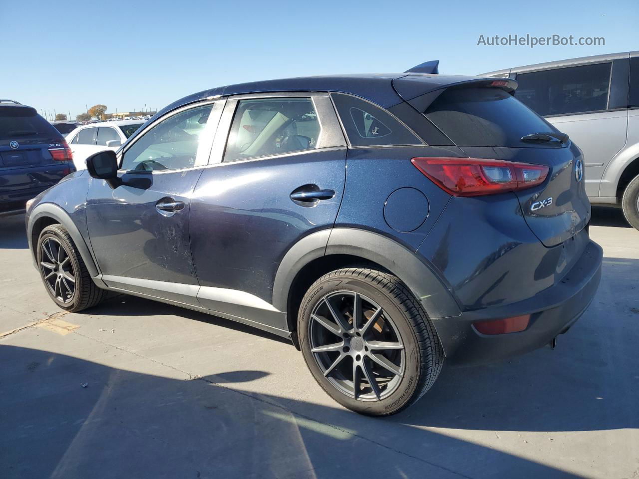 2018 Mazda Cx-3 Touring Blue vin: JM1DKDC79J1307660