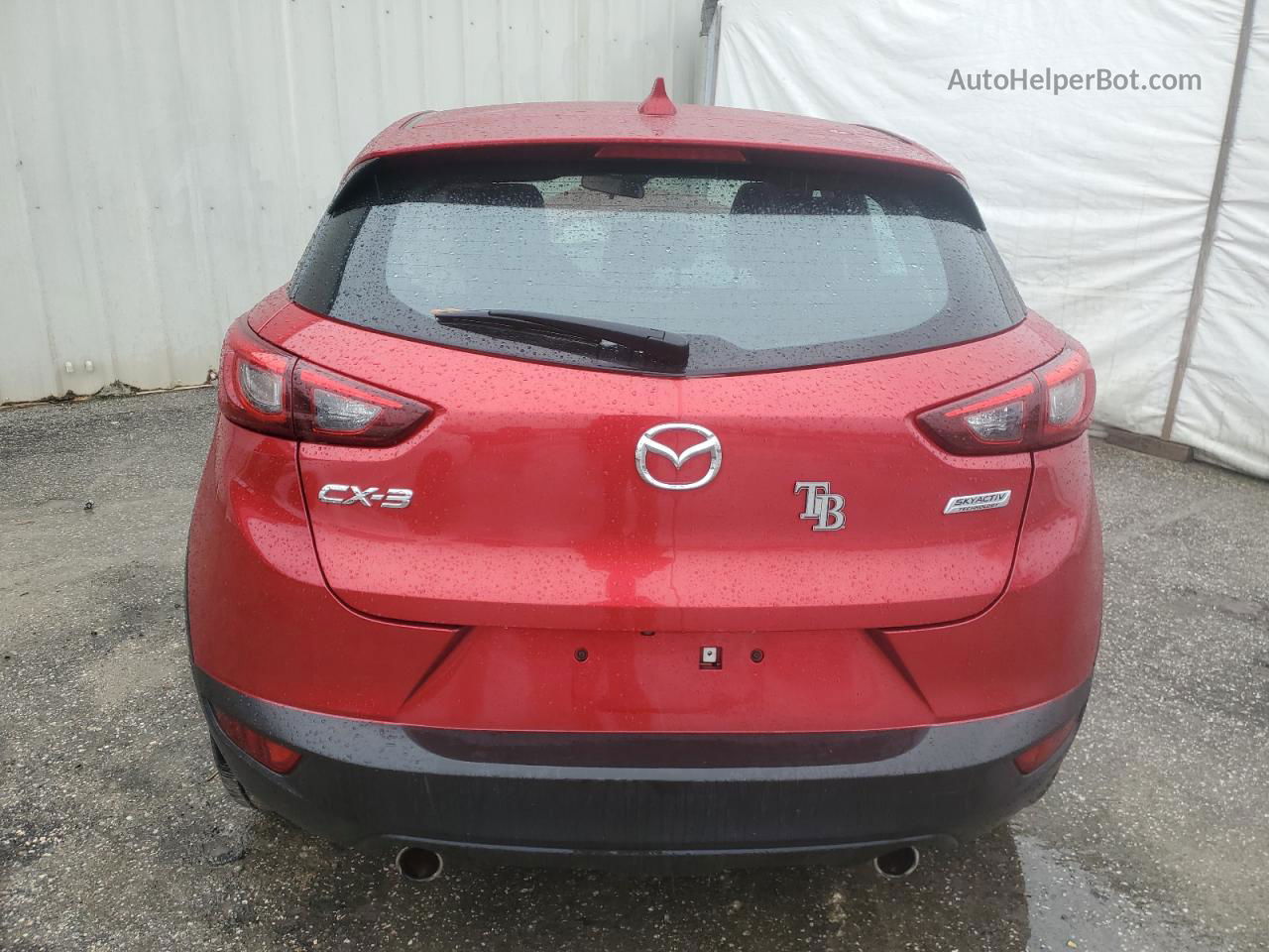 2018 Mazda Cx-3 Touring Red vin: JM1DKDC7XJ1324967