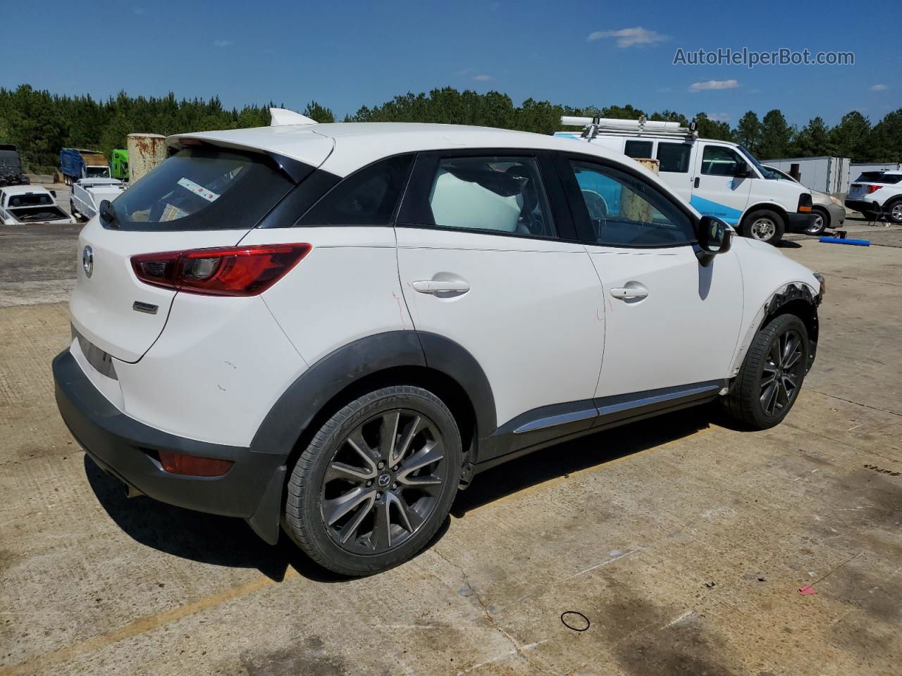 2017 Mazda Cx-3 Grand Touring Белый vin: JM1DKDD71H0177405