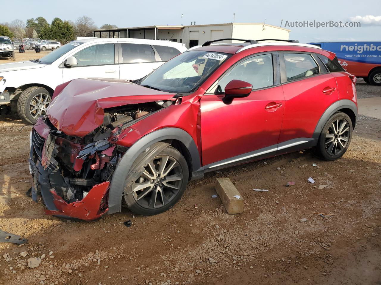 2016 Mazda Cx-3 Grand Touring Red vin: JM1DKDD73G0139155