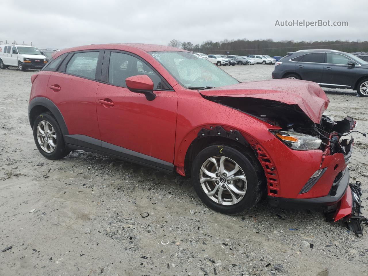 2016 Mazda Cx-3 Sport Red vin: JM1DKFB70G0131089