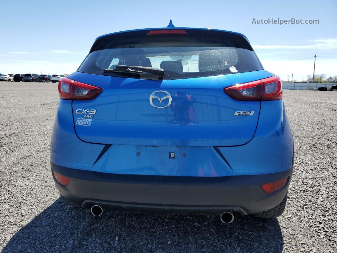 2017 Mazda Cx-3 Sport Blue vin: JM1DKFB70H0164062