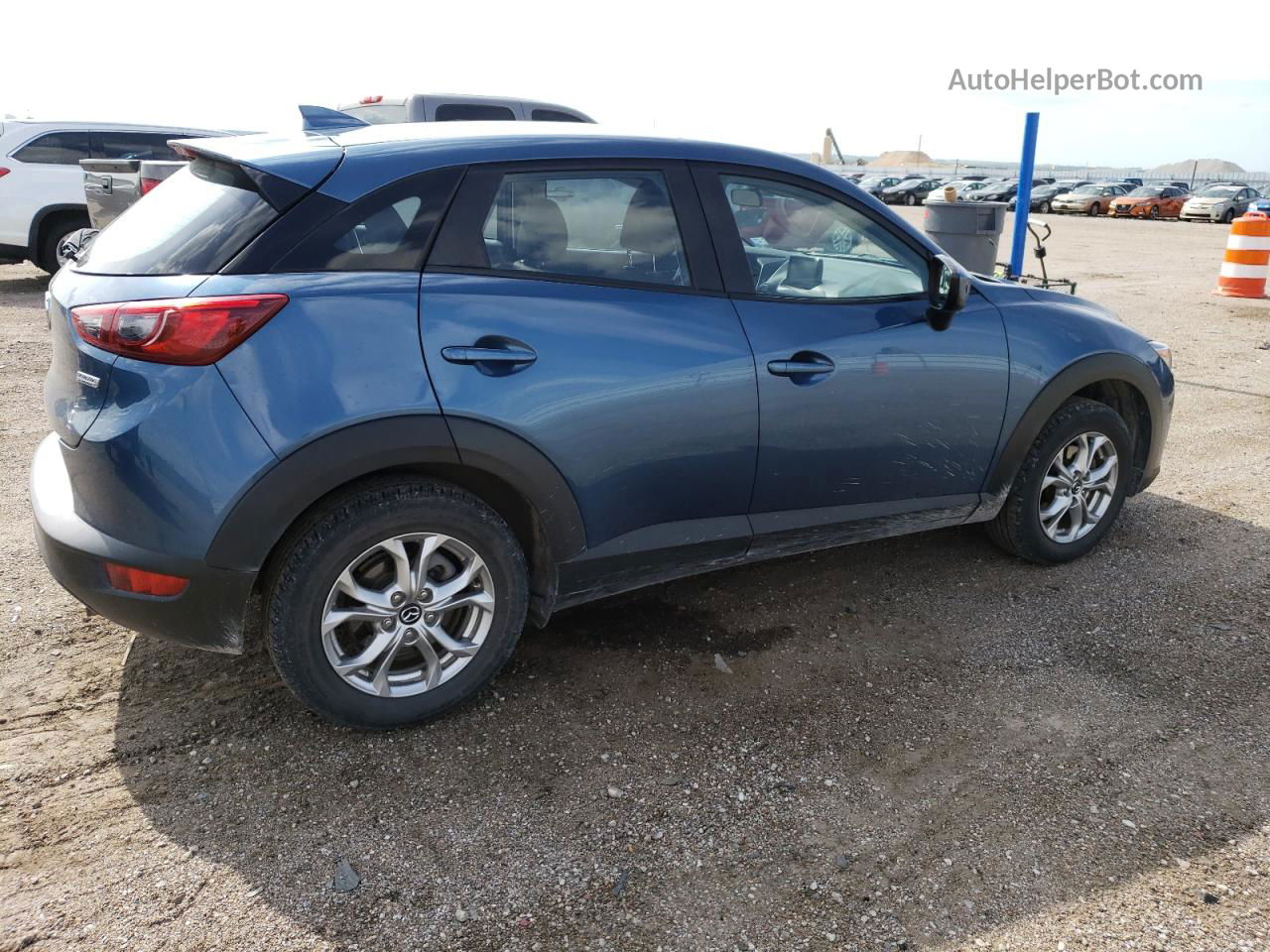 2018 Mazda Cx-3 Sport Синий vin: JM1DKFB70J0314371