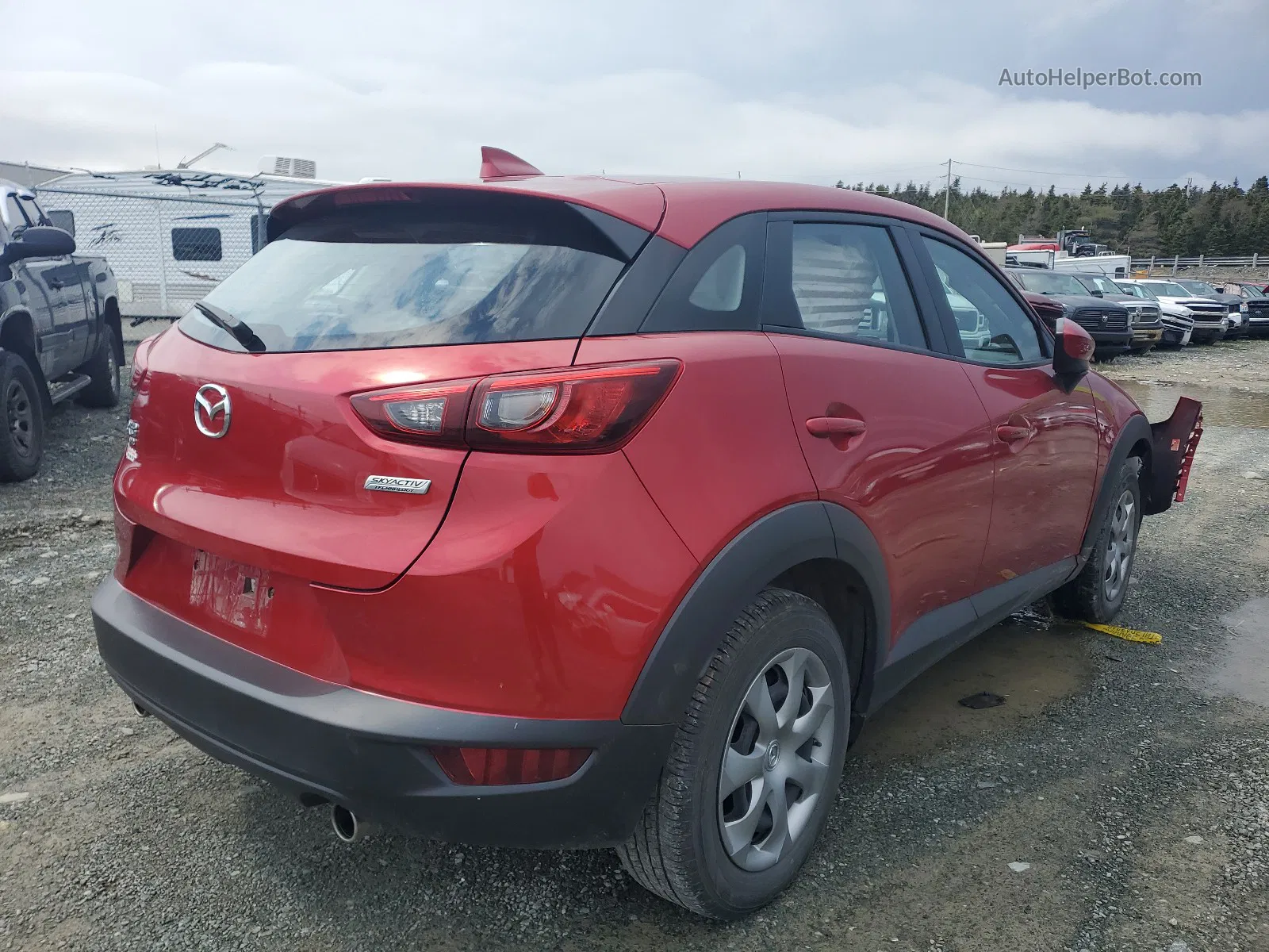 2018 Mazda Cx-3 Sport Red vin: JM1DKFB70J1322030