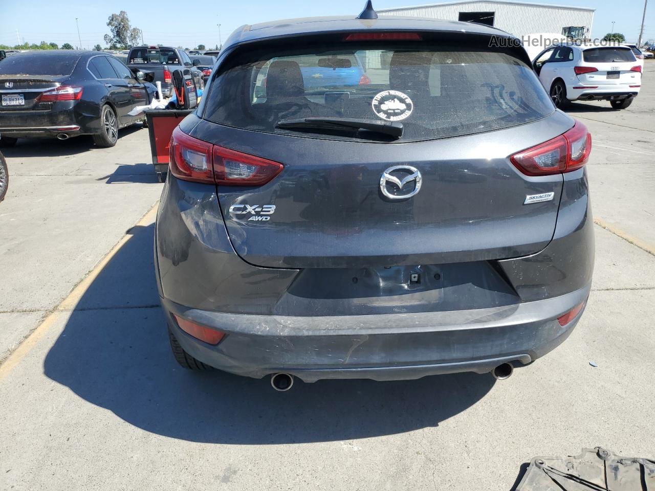 2016 Mazda Cx-3 Sport Gray vin: JM1DKFB71G0136365