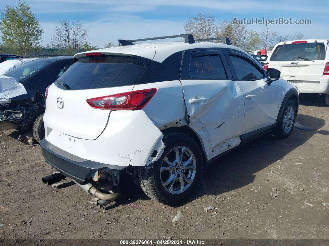 2017 Mazda Cx-3 Sport White vin: JM1DKFB71H0161980