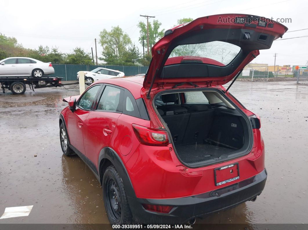 2016 Mazda Cx-3 Sport Red vin: JM1DKFB72G0130641