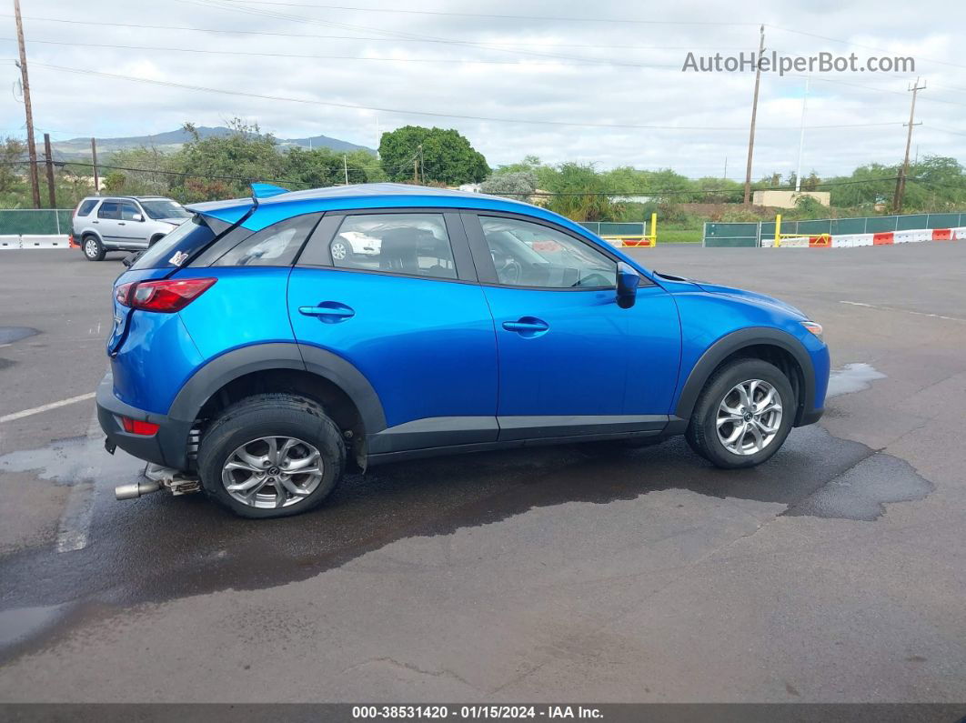 2017 Mazda Cx-3 Sport Blue vin: JM1DKFB72H0173393