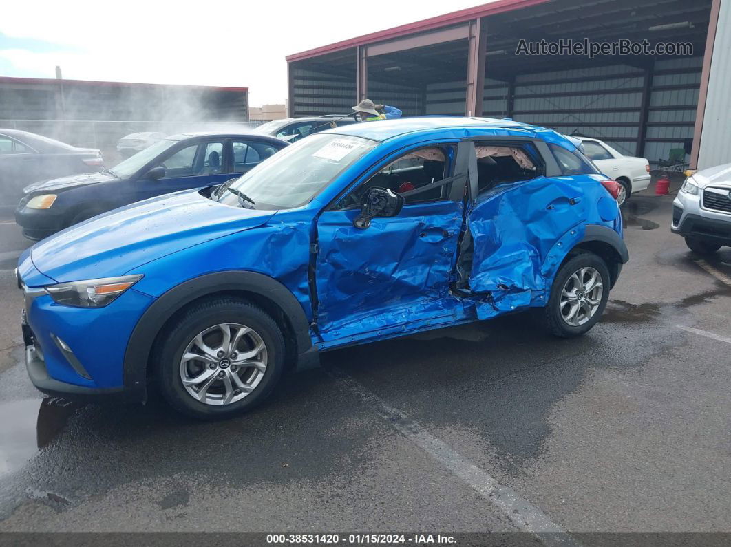 2017 Mazda Cx-3 Sport Blue vin: JM1DKFB72H0173393