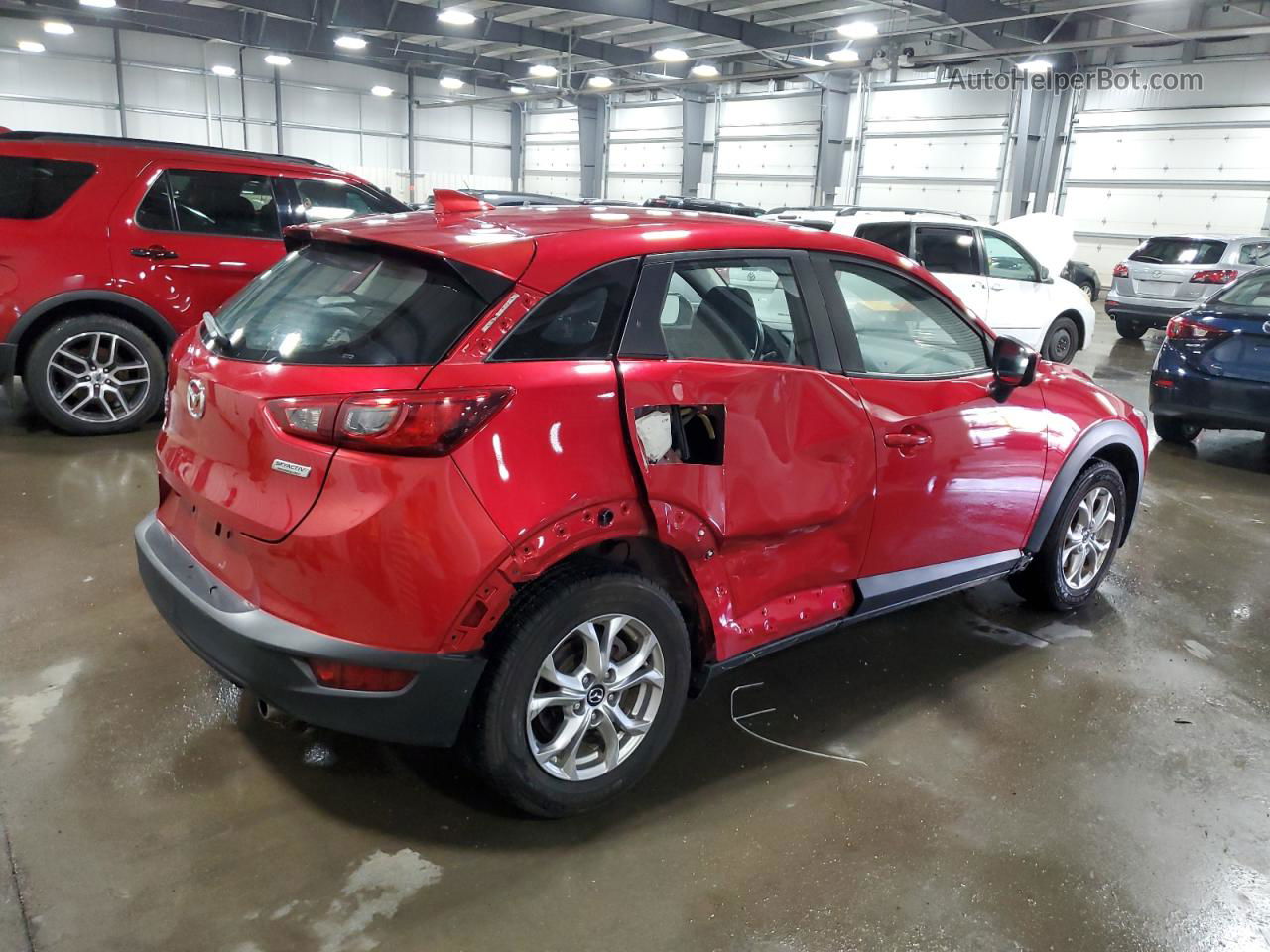 2016 Mazda Cx-3 Sport Red vin: JM1DKFB73G0127652