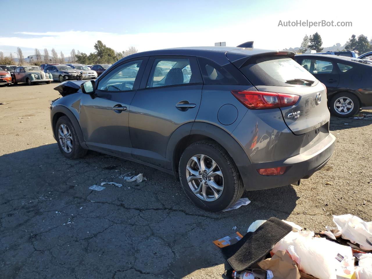 2018 Mazda Cx-3 Sport Gray vin: JM1DKFB73J1304363