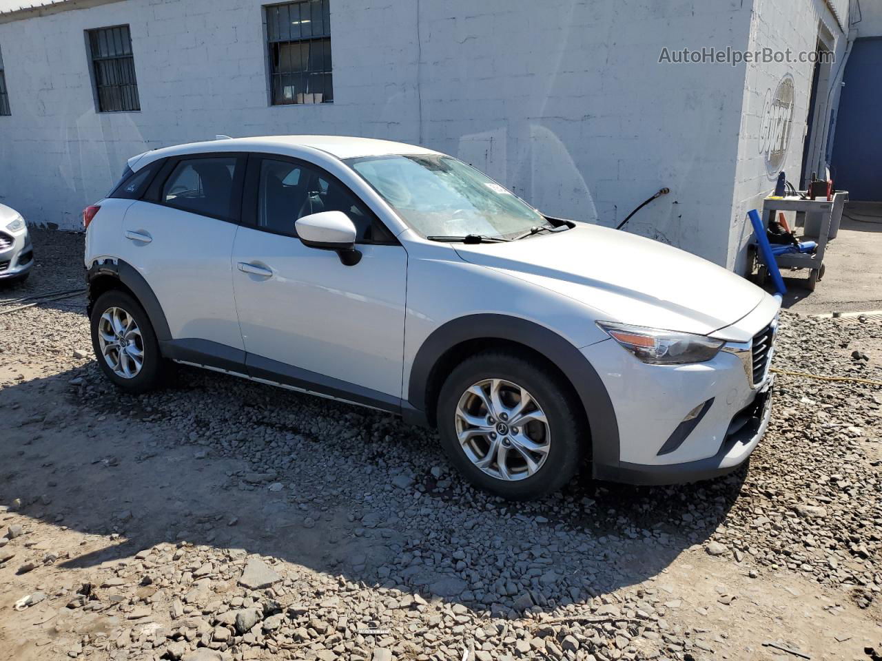 2016 Mazda Cx-3 Sport White vin: JM1DKFB74G0135579