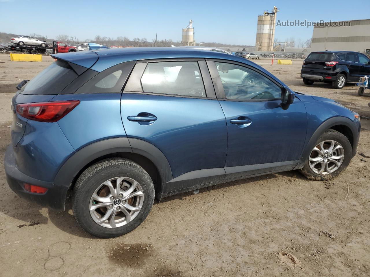 2018 Mazda Cx-3 Sport Синий vin: JM1DKFB75J0325348