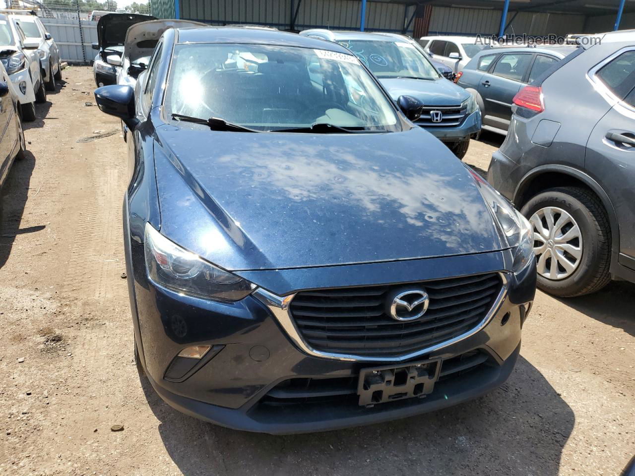 2016 Mazda Cx-3 Sport Синий vin: JM1DKFB76G0130514