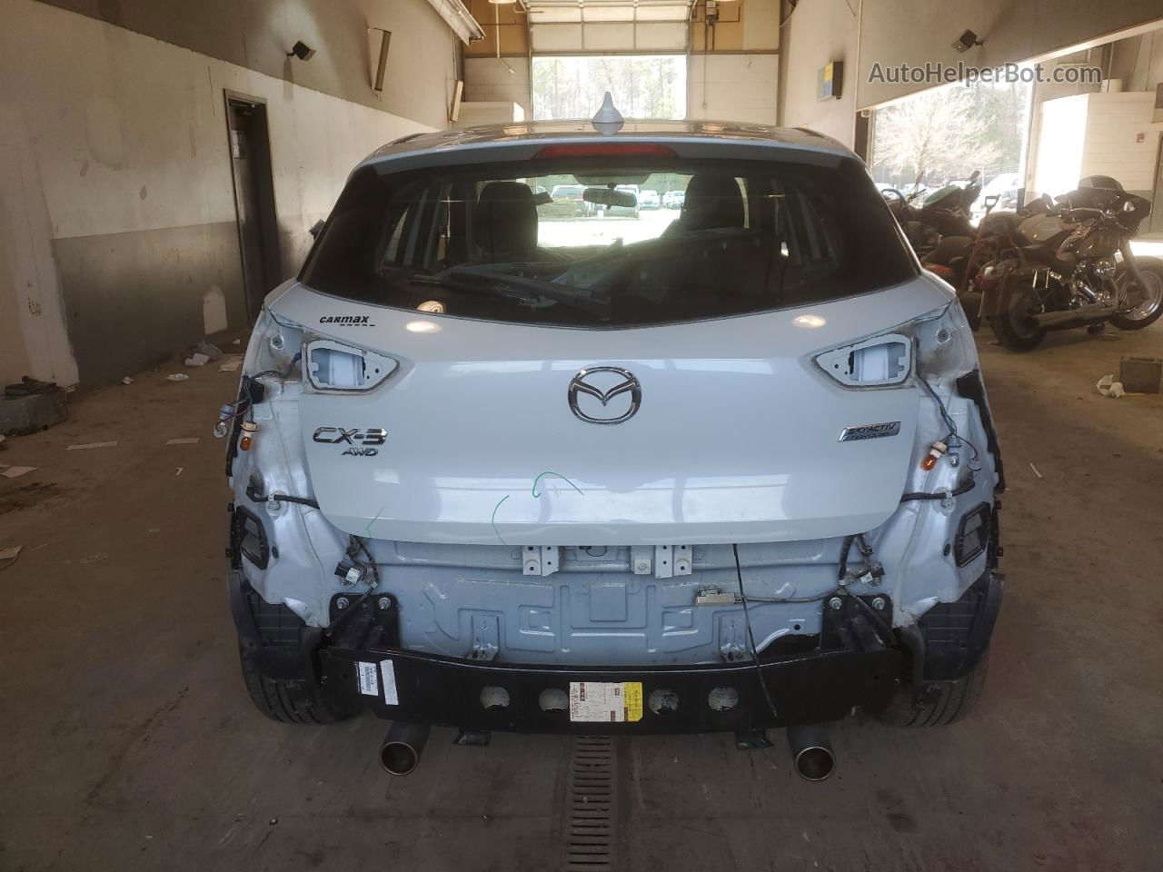 2016 Mazda Cx-3 Sport White vin: JM1DKFB77G0132353